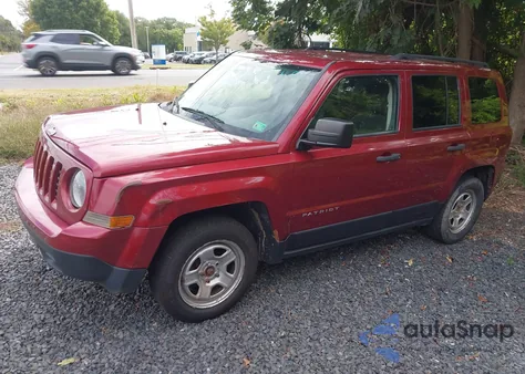 2016 Jeep Patriot Sport z USA, uszkodzony, nr VIN 1C4NJPBB5GD738566